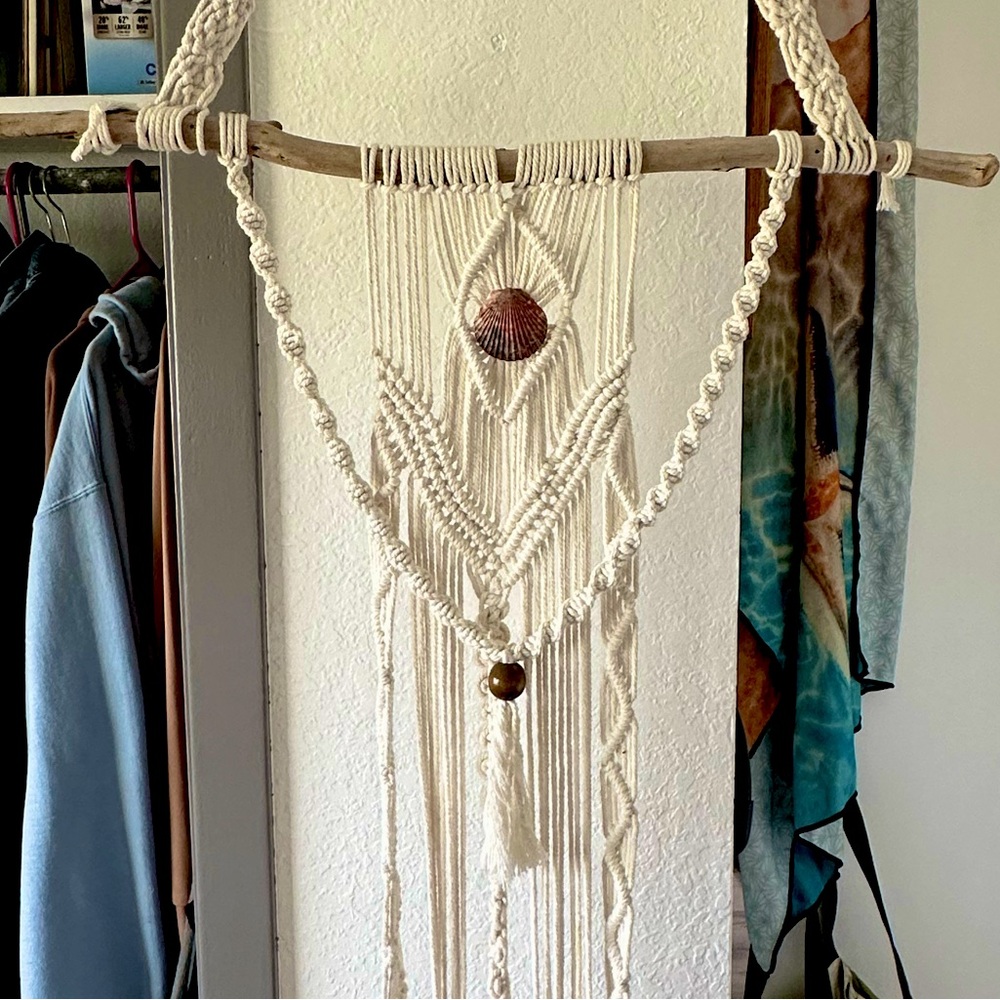 Handmade crochets/macrame wall decor.